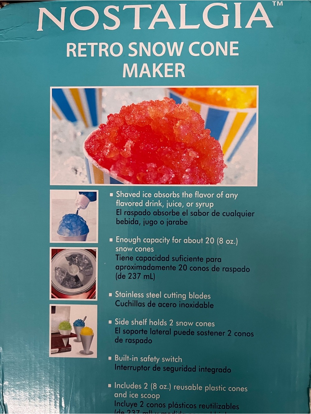 Nostalgia Retro Snow Cone Maker - Picture 5 of 6